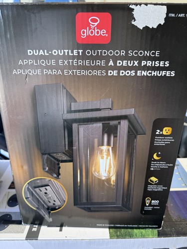 Globe electric light outdoor - 1-light,