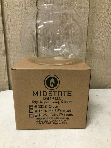 Clear gas light globe - gas, #1323