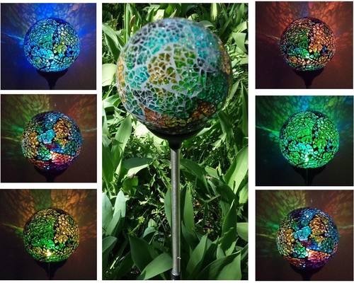 Solar colorful mosaic crackle - solar,