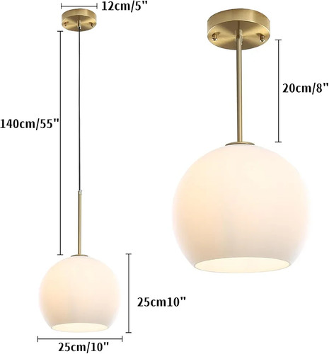 Modern globe pendant - modern,