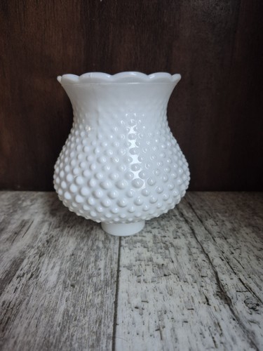 Vintage white milk glass - white,