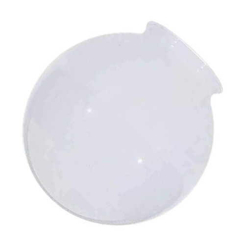 Inch white glass - glass, globe